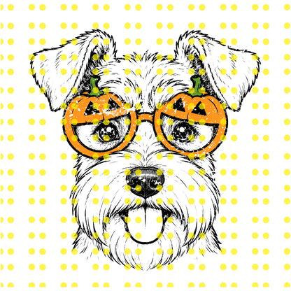 Customizable Halloween Sweatshirt Featuring 50+ Dog Breeds, Humorous Spooky Puppy Graphic Tee, Trick-or-Treat Dog Lover T-Shirt, Unisex Design in Ash Grey - AL