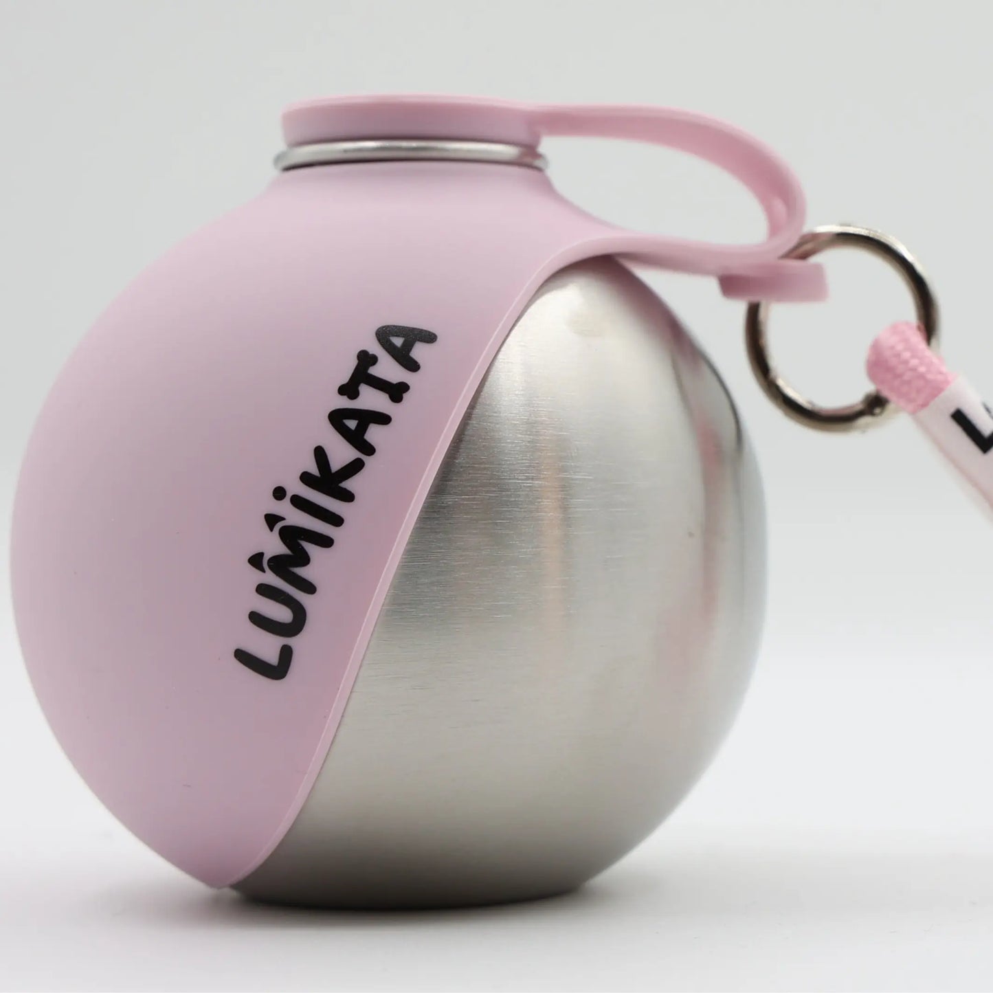 Lumikata 2-in-1 Portable Dog Water Bottle and Bowl, 10oz Stainless Steel Leak-Proof Tumbler for Dogs, Ideal for Walks and Travel