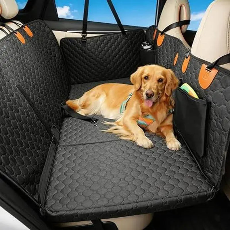 Premium Waterproof Dog Car Seat Cover - Universal Fit, Scratchproof, Non-Slip, Washable Travel Mat for All Seasons
