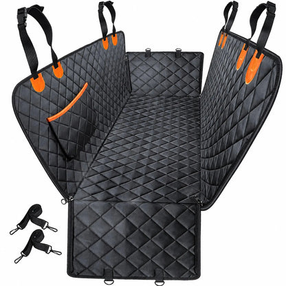 Premium Waterproof Dog Car Seat Cover - Universal Fit, Scratchproof, Non-Slip, Washable Travel Mat for All Seasons