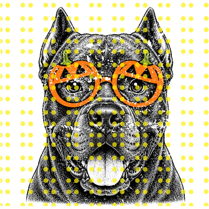 Customizable Halloween Sweatshirt Featuring 50+ Dog Breeds, Humorous Spooky Puppy Graphic Tee, Trick-or-Treat Dog Lover T-Shirt, Unisex Design in Ash Grey - AL