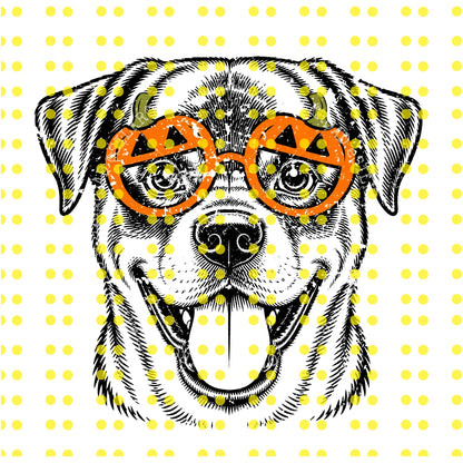 Customizable Halloween Sweatshirt Featuring 50+ Dog Breeds, Humorous Spooky Puppy Graphic Tee, Trick-or-Treat Dog Lover T-Shirt, Unisex Design in Ash Grey - AL